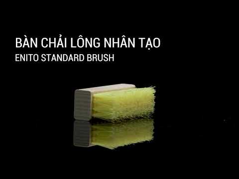 Review bàn chải lông nhân tạo Enito Standard Brush