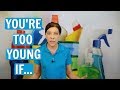How Old Do You Have To Be To Clean Houses