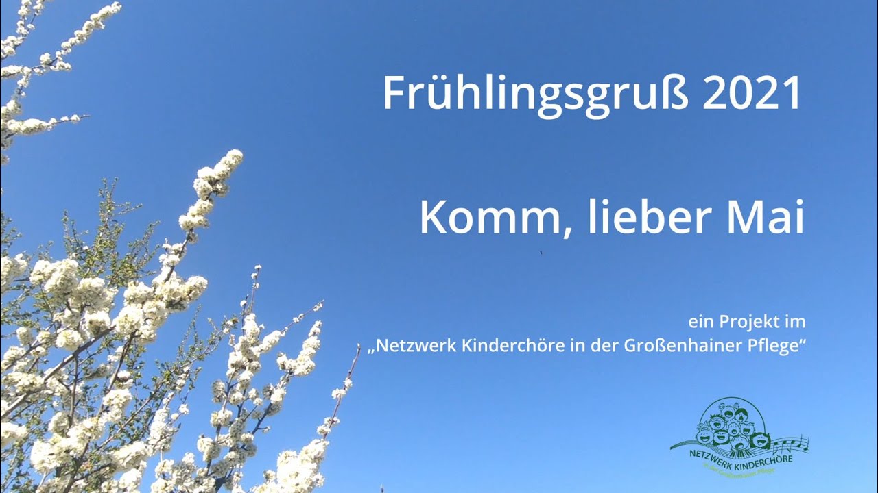 Frühlingsgruß aus dem "Netzwerk Kinderchöre in der Großenhainer Pflege"