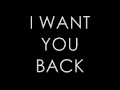 J Rice - I want you back