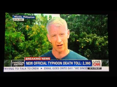 cooper - Anderson Cooper reporting about the situation in Tacloban Philippines becomes a political issue. Urges Korina Sanchez to visit the area if she hasn't yet. Th...