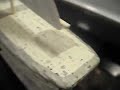SLICK WOODEN AND METAL BOAT MODEL!