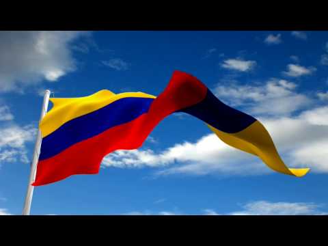 HIMNO Y BANDERA DE LA REPÚBLICA DE COLOMBIA (HD)