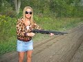 Hottie shooting a gun for the 1st time!!!