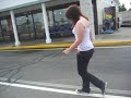 I really walk like that.