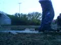 las fresas en el arrollo