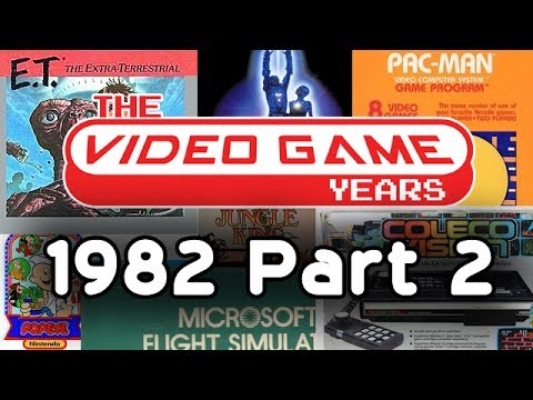 The Video Game Years - 1982 Pt 2 - E.T. Pac Man 2600, Colecovision, Tron, Popeye, Jungle Hunt, MORE
