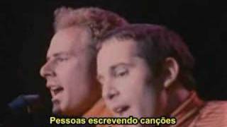 Simon & Garfunkel Sound Of Silence Legendado