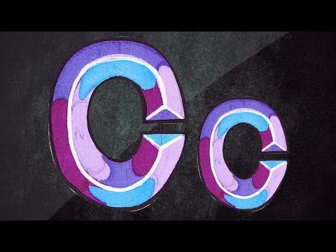 how to draw the letter c in 3d