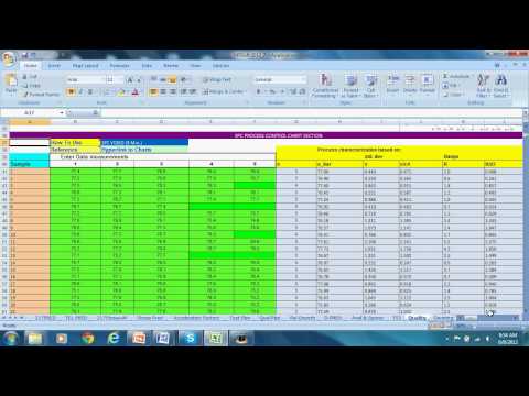 how to draw xbar s'chart