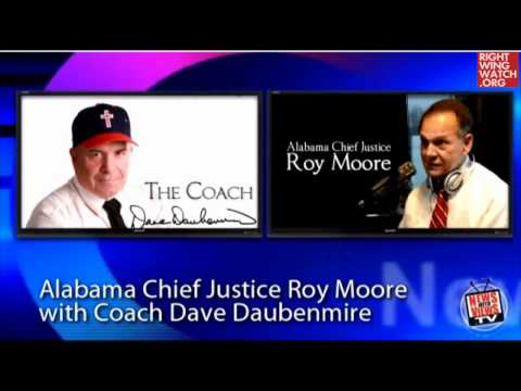 Anti-Gay Activist Dave Daubenmire Interviews Chief Justice Roy Moore