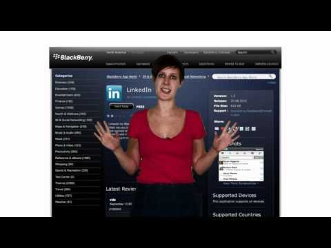 how to download linkedin on blackberry