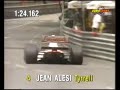 Jean Alesi sliding through Monaco with Tyrrell Jean Alesi sliding through Monaco with Tyrrell