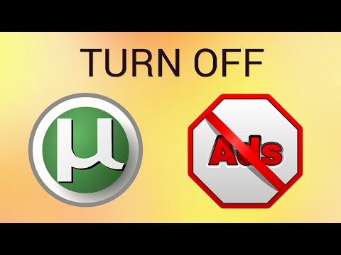 how to remove ads from utorrent