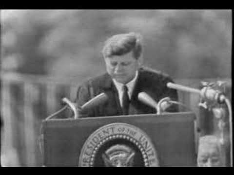 JFK - "(The US) will never start a war."