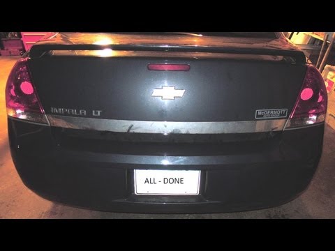 How To Install Replace Rear Bumper Cover Chevrolet or Chevy GM Cadillac Buick