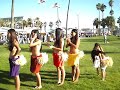 Polynesian Dancing Girls at Venice Beach California Polynesian Dancing Girls at Venice Beach California