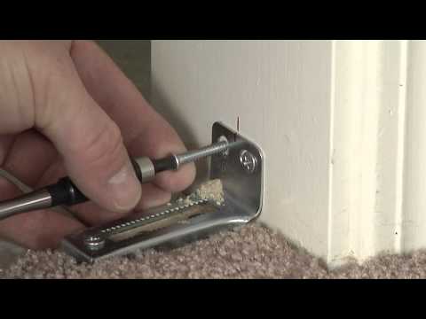how to install a door interior