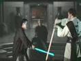 Light saber duel (post-processing)
