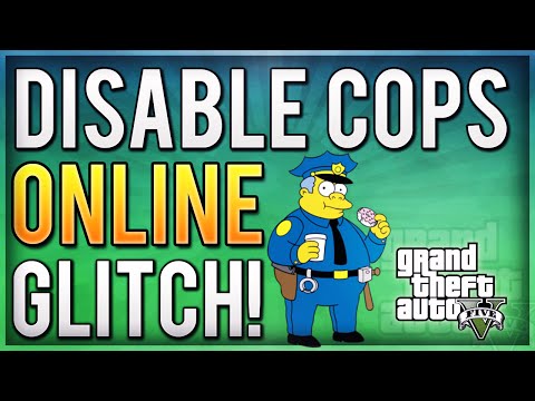 how to turn off cops in gta v