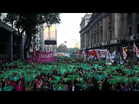 Argentinien: Proteste in Buenos Aires - Abtreibungen  ...