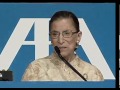 Associate Justice Ginsburg of the US Supreme Court Renews Call for Equality for Women in the Law