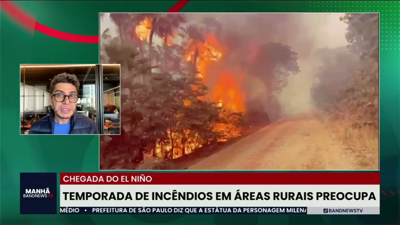 Temporada de incêndios em áreas rurais preocupa