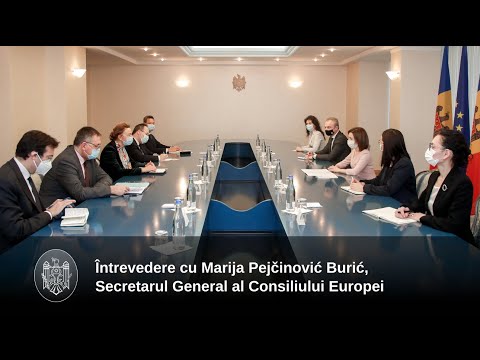 Președinta Maia Sandu a discutat cu Secretarul General al Consiliului Europei despre cooperarea în domeniul reformei justiției și a luptei anticorupție