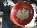 Japanese Ceremonial Sake Cup - Wood & Lacquer Sakazuki