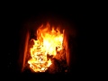 Blue Donnay Nylon Jacket burning #1