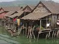 Arrival in a Burmese village, Domel island, Mergui Arrival in a Burmese village, Domel island, Mergui