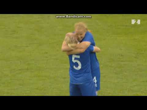 Iceland - Slovenia 2:0 (womens qualification to WC...