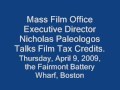 Mass Film Office Executive Director Nicholas Paleologos