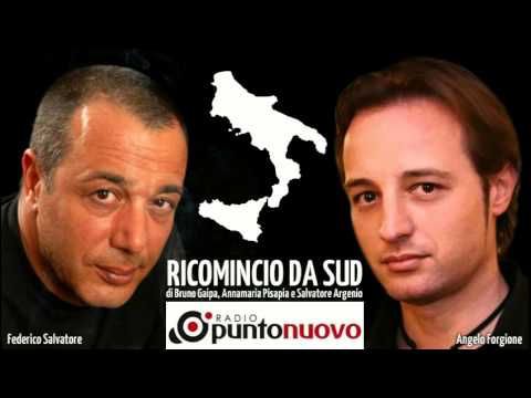 Angelo Forgione e Federico Salvatore a 'Ricomincio da Sud'