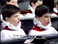 another special live service at the start of he 1st gulf war, again presented by colin morris. the choir and congregation sing 