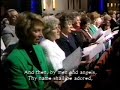 another special live service at the start of he 1st gulf war, again presented by colin morris. the choir and congregation sing 