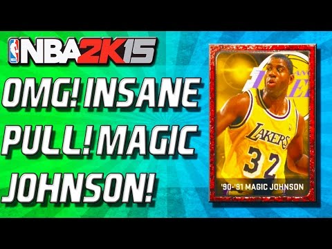 NBA 2K15 MyTeam! - MAGIC JOHNSON! AMAZING RUBY PULL! + PINK DIAMOND MELO!