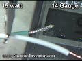 Soldering Iron Wattage vs. Temperature