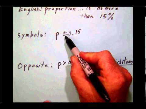 how to decide null and alternative hypothesis