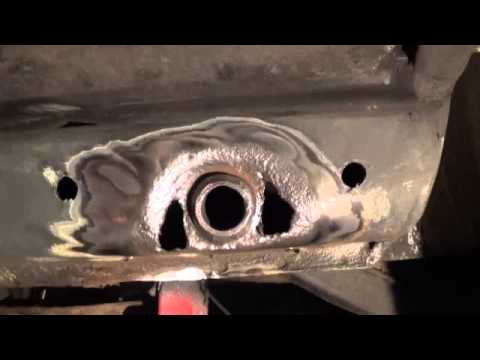 1983 Mercedes-Benz 240D – part 73: rear driver’s jack point repair