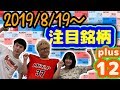 【株Tube EXTRA#31】2019年8月19日～の注目銘柄PLUS12