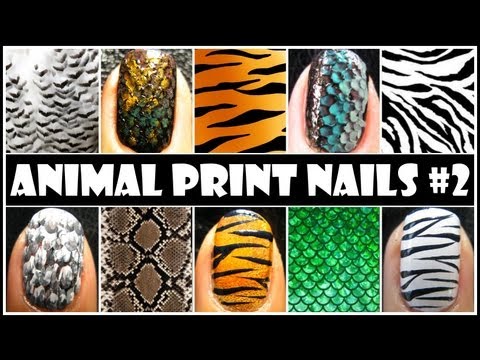 how to do easy zebra print nails