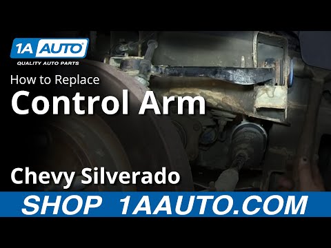 How To Install Replace Front Upper Control Arm and Ball Joint 2007-13 Chevy Silverado GMC Sierra