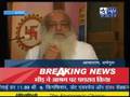 Asaram BapuJi on Star TV News channel .