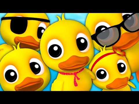 fünf kleine Enten | Enten reime | deutsche Reime | Kinderreime | Five Little Ducks | Kids Rhymes