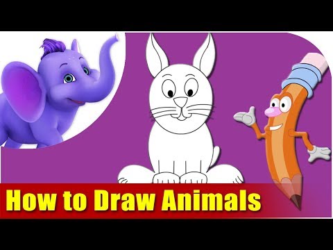 how to easy draw animals