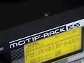 Yamaha Motif Rack Es demonstration Performance mode