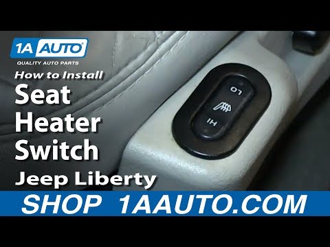 How To install Replace Seat Heater Switch 2002-04 Jeep Liberty