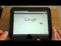 HP TouchPad running Android 4.0 Ice Cream Sandwich (CM9) video tour