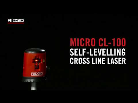 RIDGID micro CL-100 Self-Leveling Cross-Line Laser